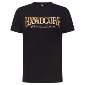 100% Hardcore Girlie Shirt Essential Black Gold