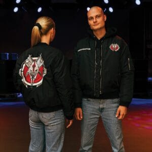 Megarave Millenium Bomberjacke schwarz limitiert